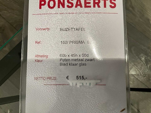 Pr living prisma bijzettafel - afbeelding 6 van  7