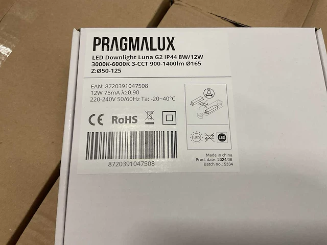 Pragmalux luna g2 led opbouw downlighter (2x) - afbeelding 2 van  2