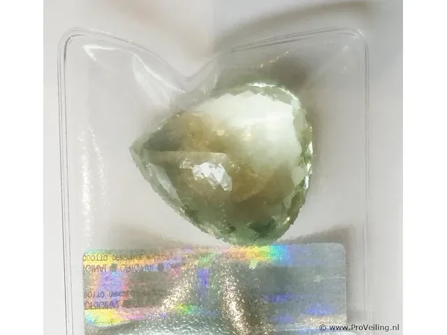 Prasiolite 72.01ct gra certified - afbeelding 3 van  8