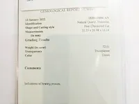 Prasiolite 72.01ct gra certified - afbeelding 7 van  8
