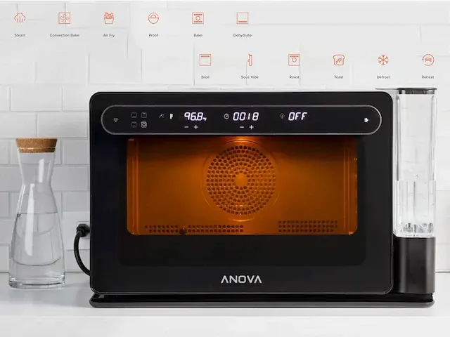 Precisie wifi oven | steamer - airfryer - sous vide - afbeelding 12 van  25