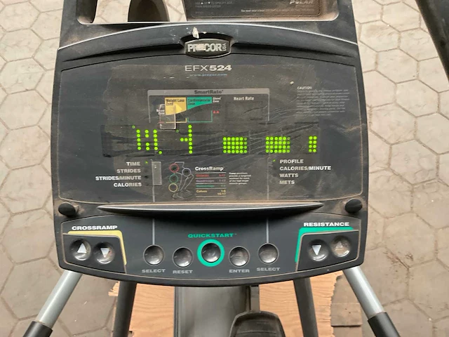 Precor efx524 crosstrainer - afbeelding 6 van  7