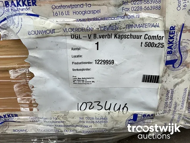 Prefab kapschuur - afbeelding 5 van  5