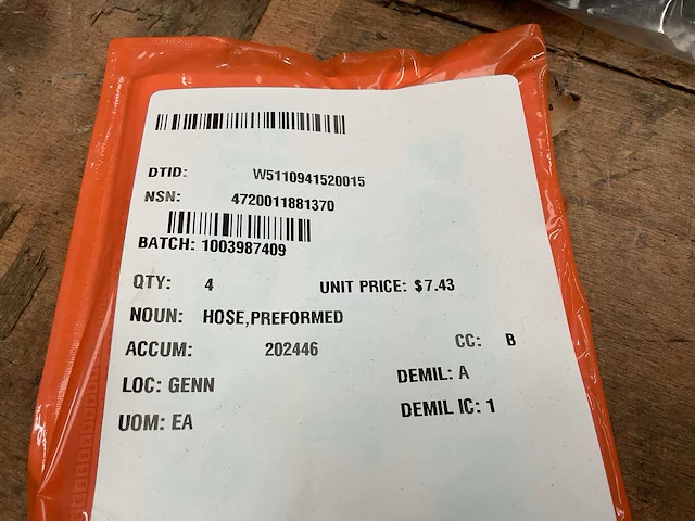 Preformed hose (4x) - afbeelding 5 van  5