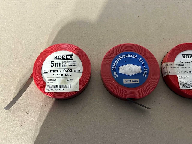 Preisser, horex en record set voelermaten (5x) - afbeelding 4 van  5