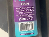 Premium fol epdm hemelwaterafvoer - 63 mm/90 - afbeelding 2 van  2