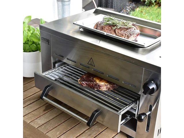 Premium high performance grill 800 graden meateor beef maker pro - afbeelding 2 van  3