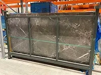 Premium night ambrato grey keramische xxl tegel/slab - afbeelding 3 van  6