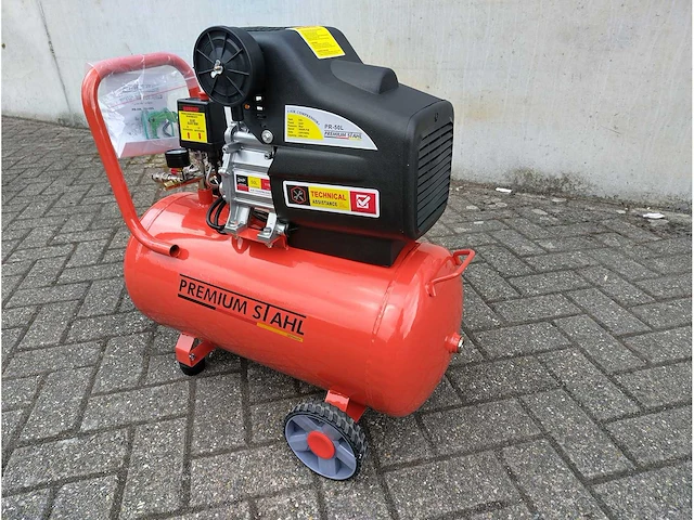 Premium stahl - 2024 - 50 liter oliegesmeerde compressor - afbeelding 2 van  8