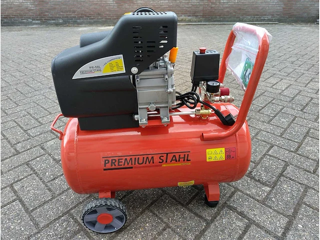 Premium stahl - 2024 - 50 liter oliegesmeerde compressor - afbeelding 3 van  8