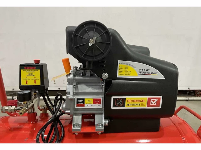Premium stahl - pr-100l - compressor 100 l - afbeelding 9 van  10