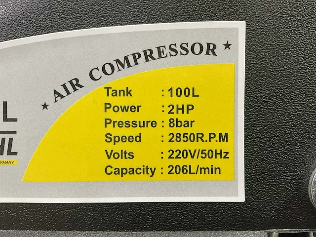 Premium stahl pr-100l compressor 100 liter - afbeelding 2 van  10