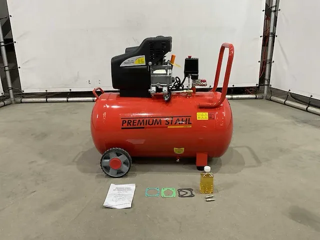 Premium stahl pr-100l compressor 100 liter - afbeelding 4 van  10
