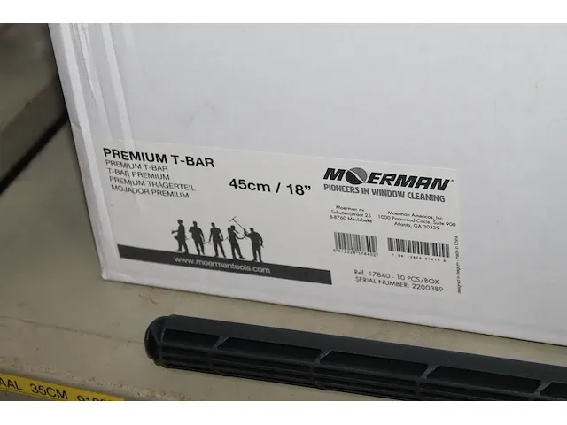 Premium t-bar moerman met breedte 45 cm. 10 stuks in doos. - afbeelding 2 van  2