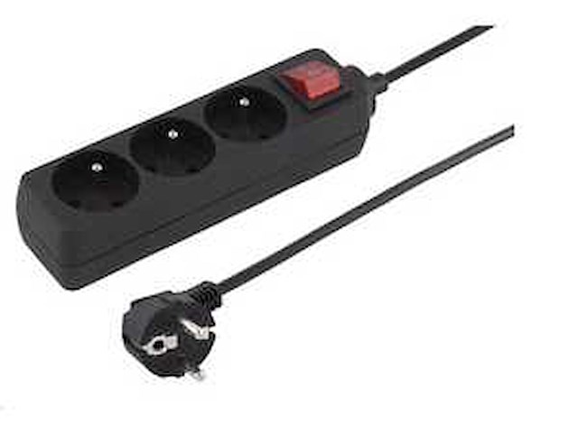 Premiumcord 2m stekkerdoos (53x) - afbeelding 1 van  5