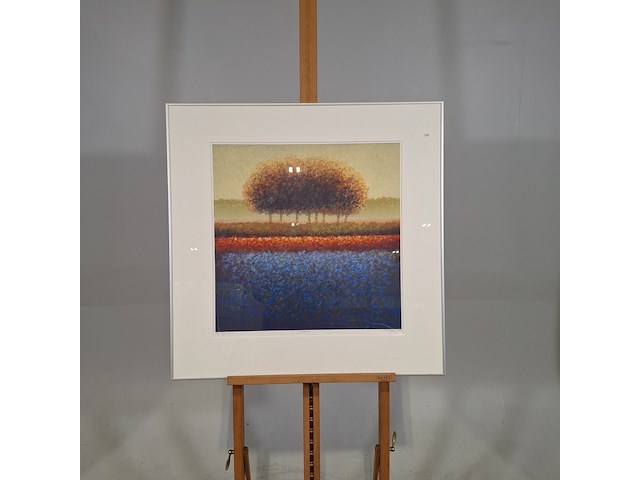 Prent, d. de olieslager, boomgroep 30/50 - afbeelding 1 van  7