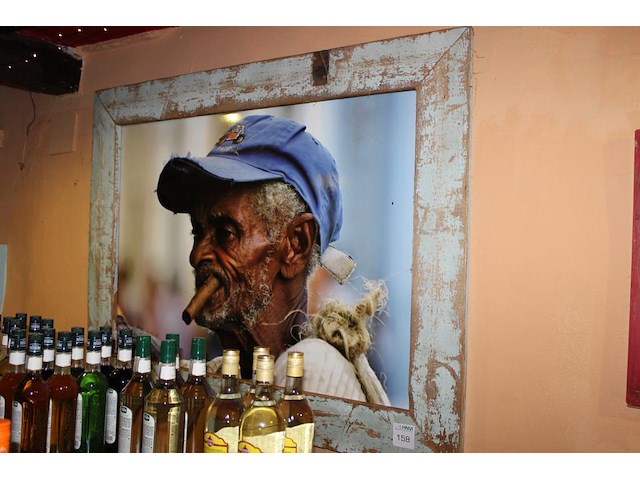 Prent in lijst. afmeting 170 x 130 cm. - afbeelding 1 van  2