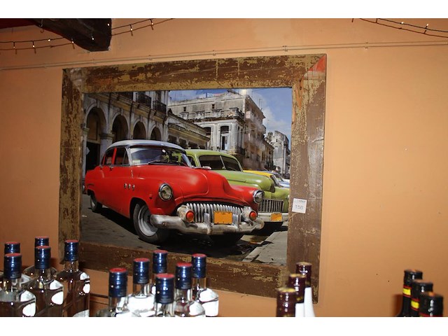 Prent in lijst. afmeting 173 x 132 cm. - afbeelding 2 van  2