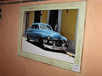 Prent in lijst. afmeting 95 x 70 cm. - afbeelding 1 van  2