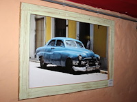 Prent in lijst. afmeting 95 x 70 cm. - afbeelding 2 van  2