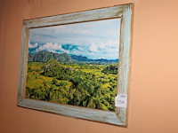 Prent in lijst. afmeting 95 x 70 cm. - afbeelding 1 van  2