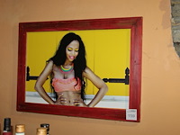 Prent in lijst. afmeting 95 x 70 cm. - afbeelding 2 van  2