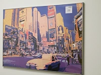 Prent in lijst new york. afmeting 100 x 70 cm. - afbeelding 2 van  2