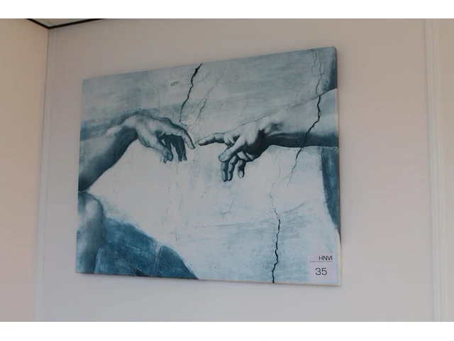 Prent op canvas 60 x 80 cm. - afbeelding 1 van  1