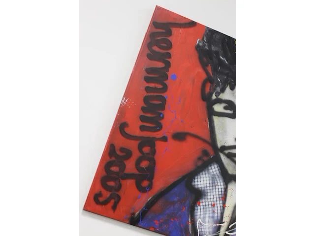 Prent op doek herman joop 2005. afmeting 120 x 80 cm. - afbeelding 2 van  2