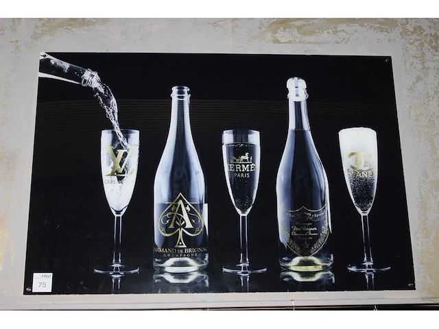 Prent op plexiglas. afmeting 150 x 100 cm. - afbeelding 1 van  2