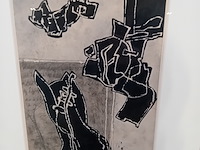 Prent, w.a. hooft, neerdalende en opstekende vorm, 1970 - afbeelding 4 van  8