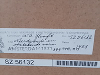 Prent, w.a. hooft, neerdalende en opstekende vorm, 1970 - afbeelding 8 van  8