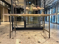 Presentatietafel met messing bovenblad - afbeelding 4 van  7