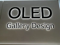 Presentatie/wanddisplay v.v. reclameverlichting "oled gallery design & lg tv-muurbeugel - 240x100x265cm - afbeelding 2 van  5