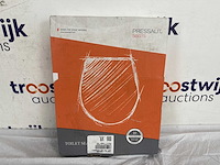 Pressalit objecta pro polygiene closetzitting met deksel zwart - afbeelding 2 van  3