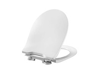 Pressalit projecta solid pro polygiene closetzitting met deksel wit - afbeelding 1 van  3