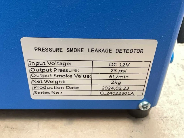 Pressure smoke leakage detector - afbeelding 5 van  7