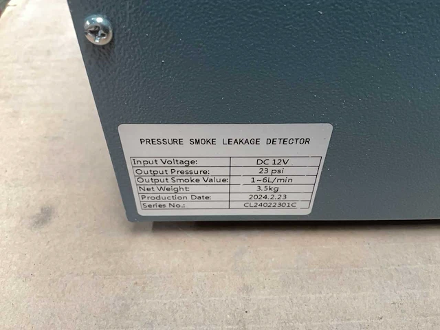 Pressure smoke leakage detector - afbeelding 5 van  6