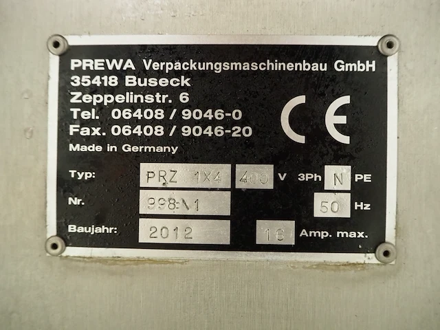 Prewa verpackungsmaschinenbau gmbh - afbeelding 19 van  30