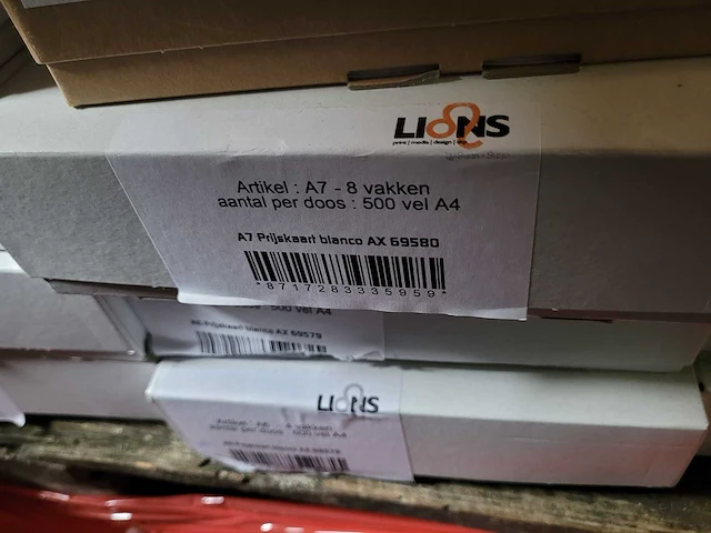 Prijskaart blanco diversen (49x) - afbeelding 5 van  9