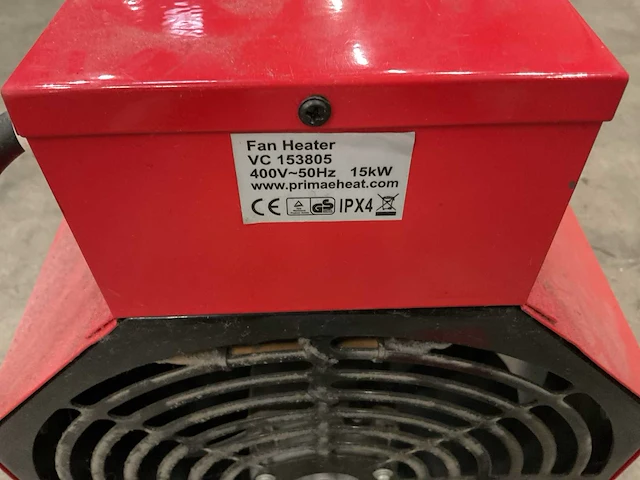 Primae heat vc 153805 hetelucht kanon - afbeelding 5 van  5