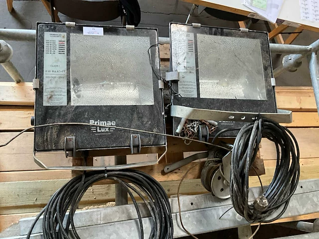 Primaelux bouwlamp met mast - afbeelding 1 van  5