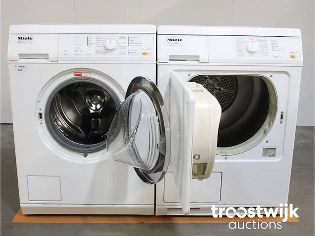Primavera wasmachine & miele t 4263 c softcare system droger - afbeelding 2 van  8