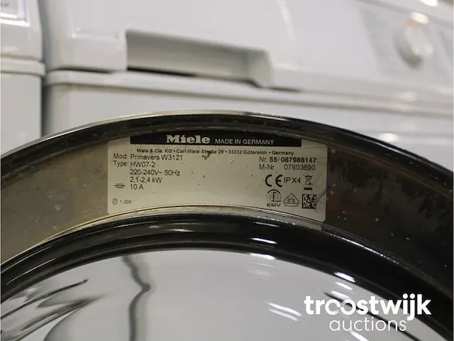 Primavera wasmachine & miele t 4263 c softcare system droger - afbeelding 5 van  8
