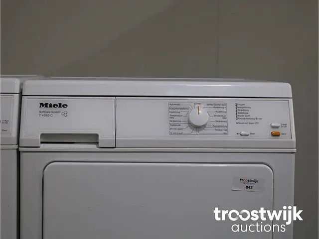 Primavera wasmachine & miele t 4263 c softcare system droger - afbeelding 6 van  8