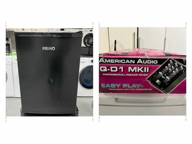 Primo - primo hotelkamer koelkast + american audio versterker/mixer - afbeelding 1 van  11