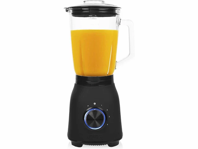 Princess 212092 black steel blender 1000 – vier snelheidsinstellingen – 1.5 l - afbeelding 1 van  2