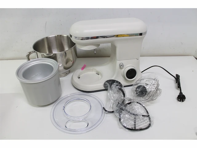 Princess 220138 keukenmachine 2-in-1 keukenen ijsmachine 1200 w wit roestvrij staal - afbeelding 5 van  6