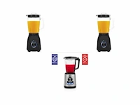 Princess black steel blender 1000 - en - princess blender solid pro - 1400 w - afbeelding 1 van  2