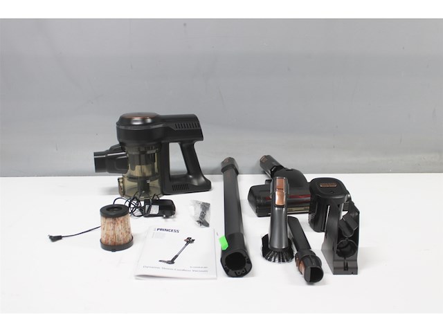 Princess dynamic storm draadloze steelstofzuiger 339390 - 30 min gebruiktijd - handige parkeerfunctie - zwart - afbeelding 5 van  6